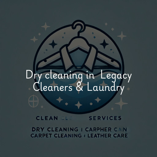 Dry Cleaning at  Legacy Cleaners & Laundry