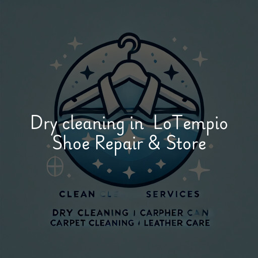 Dry Cleaning at  LoTempio Shoe Repair & Store