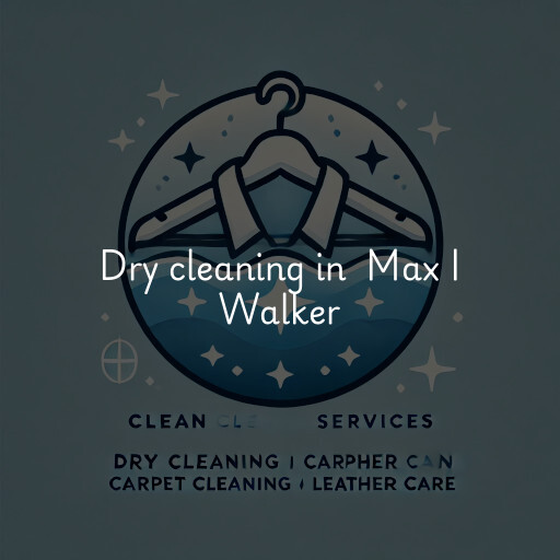 Dry Cleaning at  Max I Walker