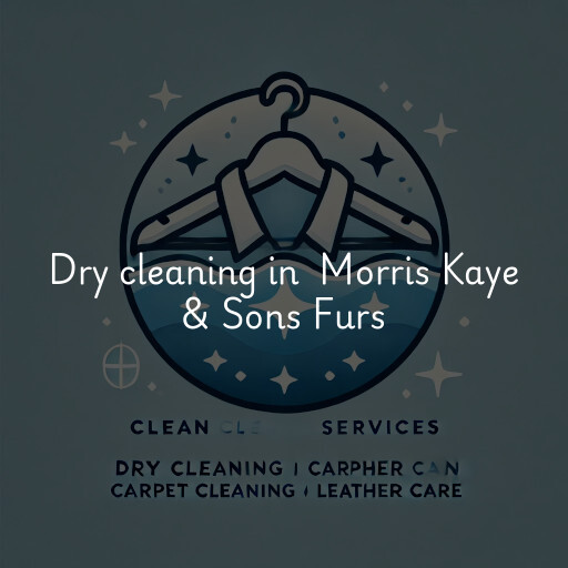 Dry Cleaning at  Morris Kaye & Sons Furs