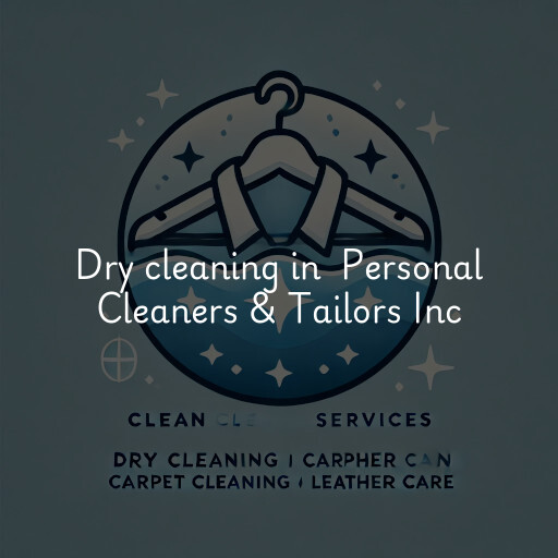 Dry Cleaning at  Personal Cleaners & Tailors Inc