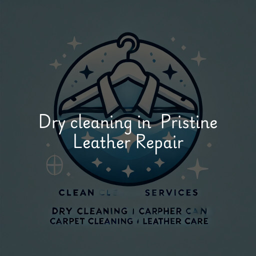 Dry Cleaning at  Pristine Leather Repair