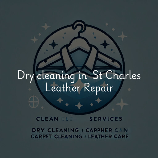 Dry Cleaning at  St Charles Leather Repair