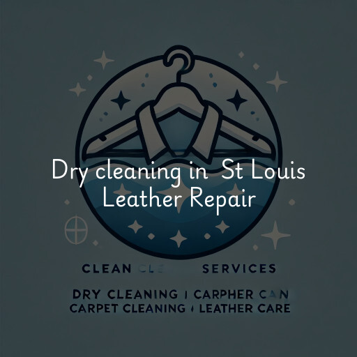 Dry Cleaning at  St Louis Leather Repair