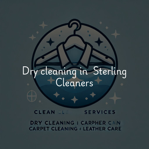 Dry Cleaning at  Sterling Cleaners