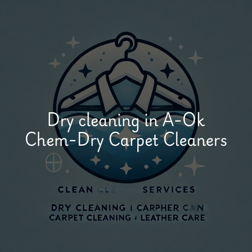 Dry cleaning services A-Ok Chem-Dry Carpet Cleaners