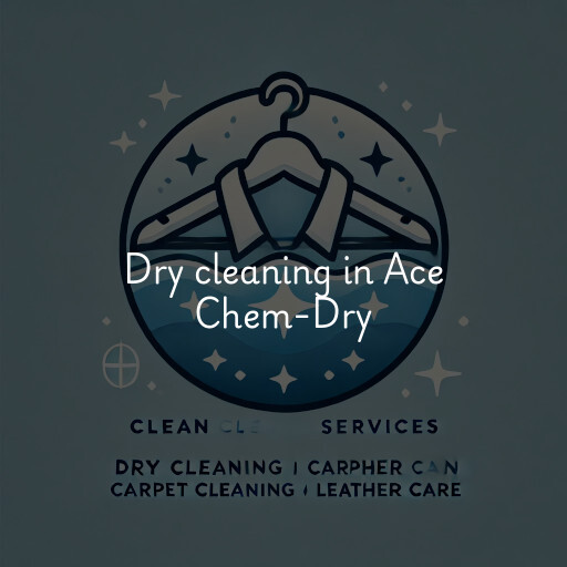 Dry cleaning services Ace Chem-Dry