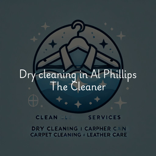 Dry cleaning services Al Phillips The Cleaner