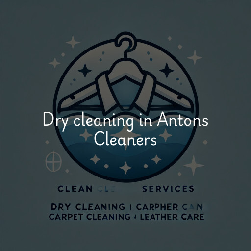 Dry cleaning services Antons Cleaners