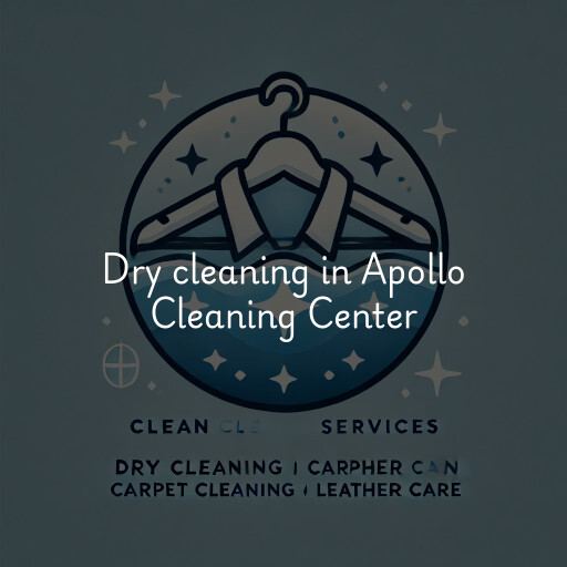 Dry cleaning services Apollo Cleaning Center