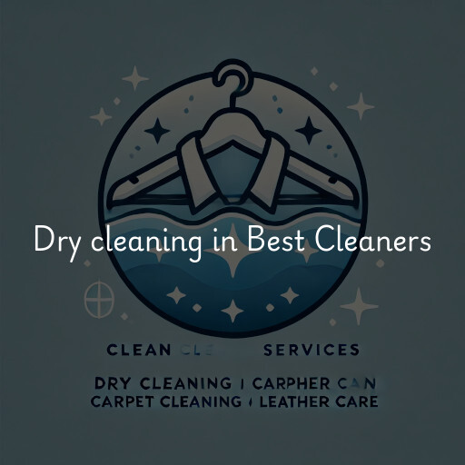 Dry cleaning services Best Cleaners