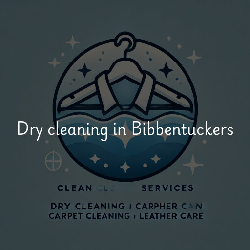 Dry cleaning services Bibbentuckers