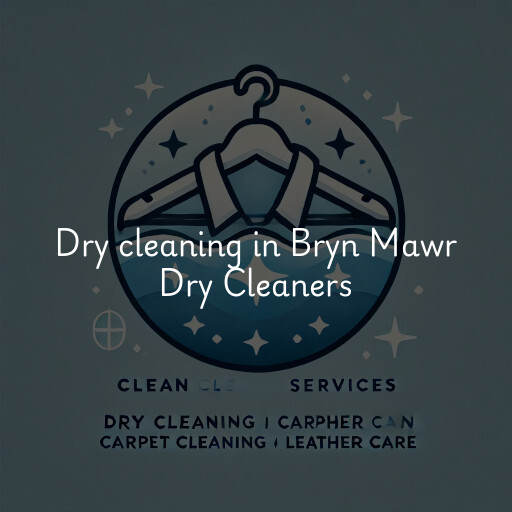 Dry cleaning services Bryn Mawr Dry Cleaners