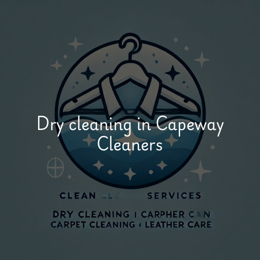 Dry cleaning services Capeway Cleaners