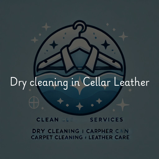 Dry cleaning services Cellar Leather