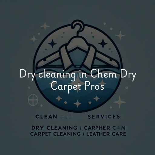 Dry cleaning services Chem Dry Carpet Pros