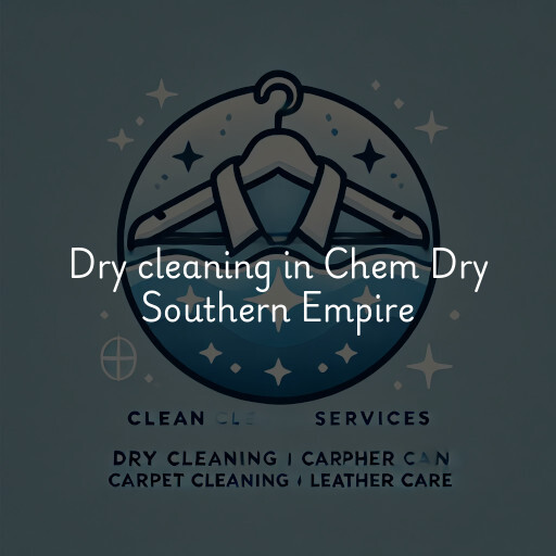 Dry cleaning services Chem Dry Southern Empire