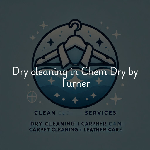 Dry cleaning services Chem Dry by Turner