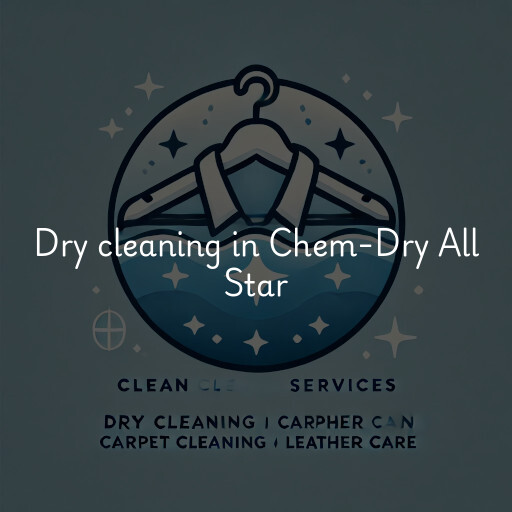 Dry cleaning services Chem-Dry All Star