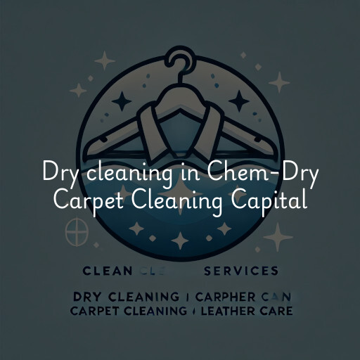 Dry cleaning services Chem-Dry Carpet Cleaning Capital