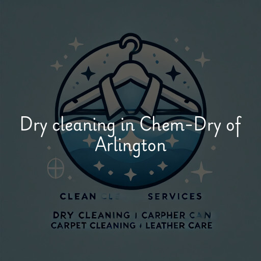 Dry cleaning services Chem-Dry of Arlington