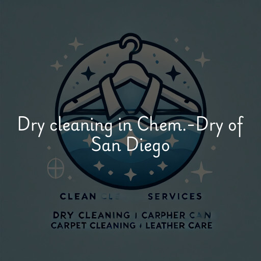 Dry cleaning services Chem.-Dry of San Diego