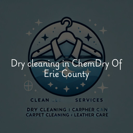 Dry cleaning services ChemDry Of Erie County