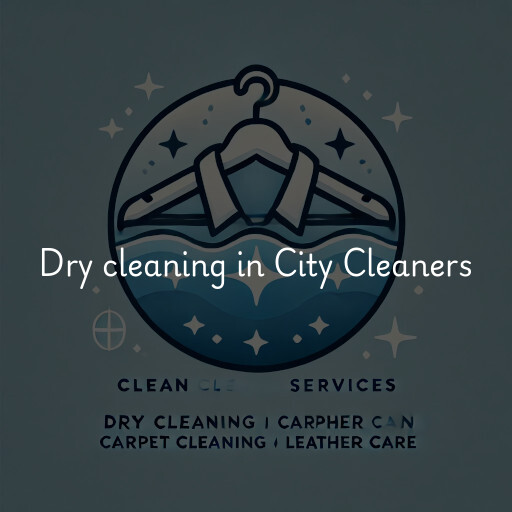 Dry cleaning services City Cleaners