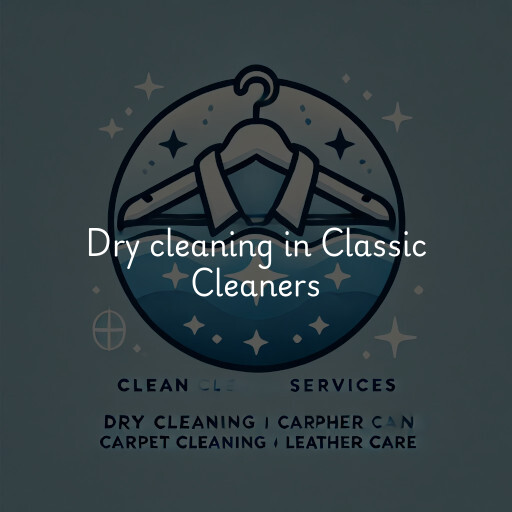 Dry cleaning services Classic Cleaners