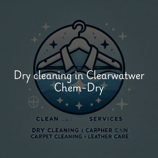 Dry cleaning services Clearwatwer Chem-Dry