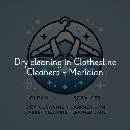 Dry cleaning services Clothesline Cleaners - Meridian