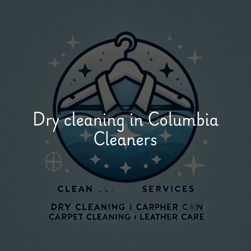 Dry cleaning services Columbia Cleaners