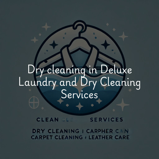 Dry cleaning services Deluxe Laundry and Dry Cleaning Services