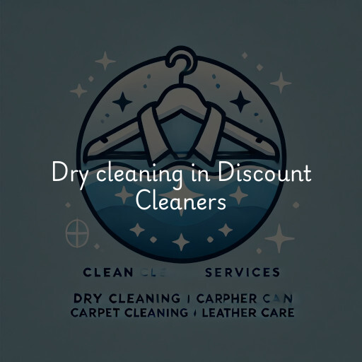 Dry cleaning services Discount Cleaners