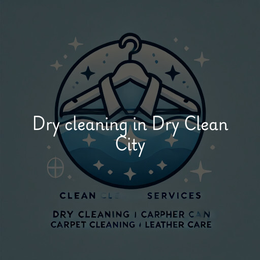 Dry cleaning services Dry Clean City