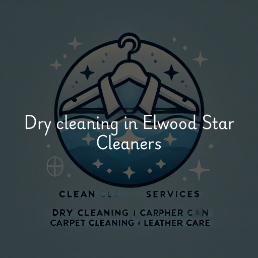 Dry cleaning services Elwood Star Cleaners