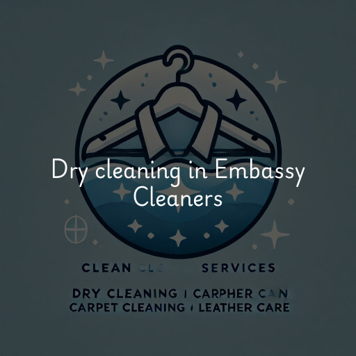 Dry cleaning services Embassy Cleaners