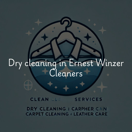 Dry cleaning services Ernest Winzer Cleaners