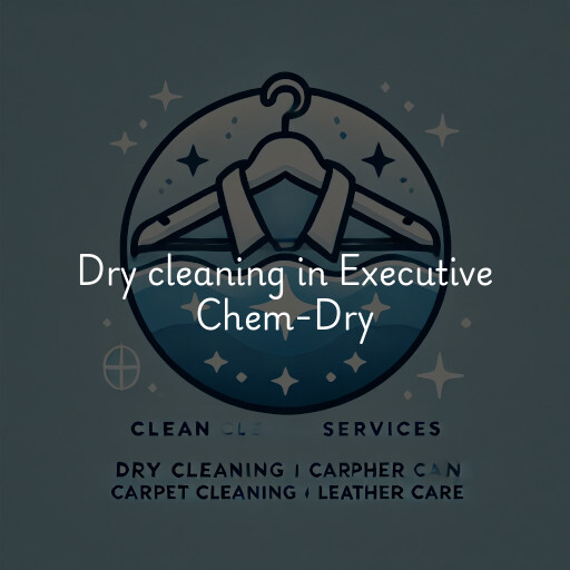 Dry cleaning services Executive Chem-Dry