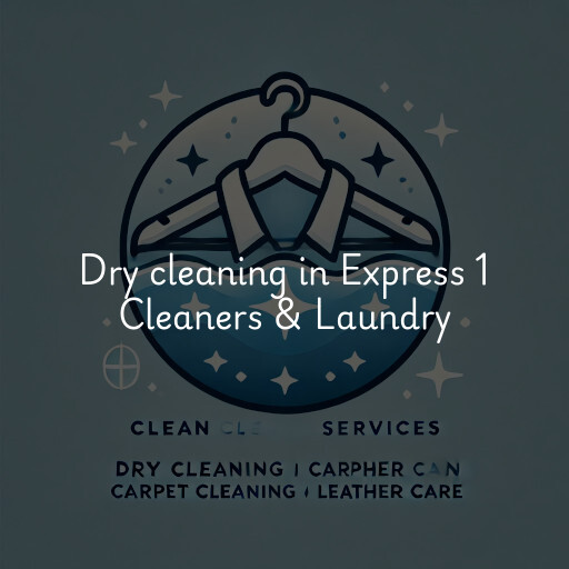 Dry cleaning services Express 1 Cleaners & Laundry