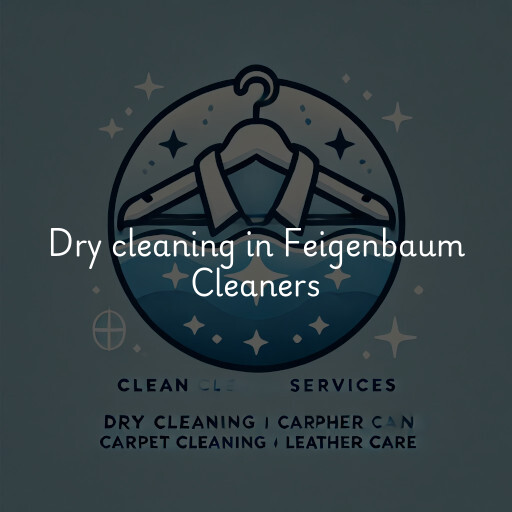 Dry cleaning services Feigenbaum Cleaners