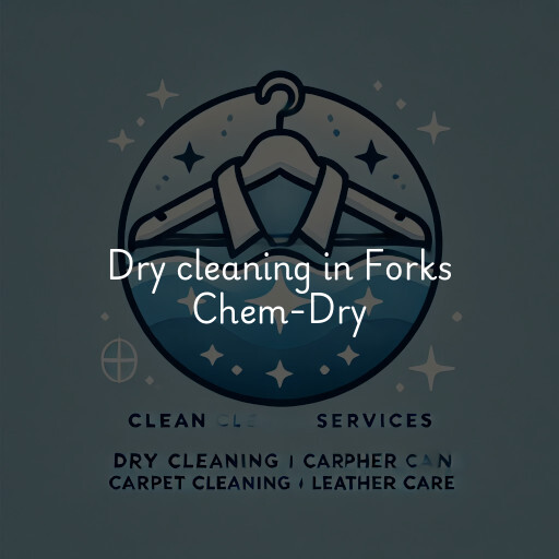 Dry cleaning services Forks Chem-Dry