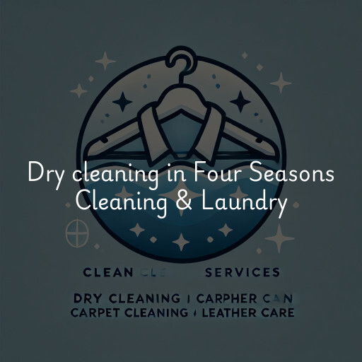 Dry cleaning services Four Seasons Cleaning & Laundry