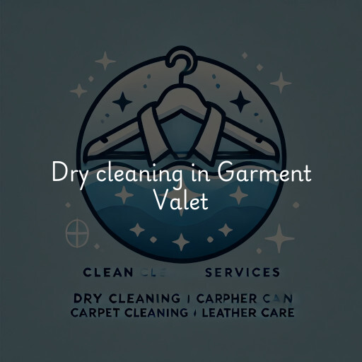 Dry cleaning services Garment Valet