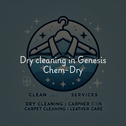 Dry cleaning services Genesis Chem-Dry