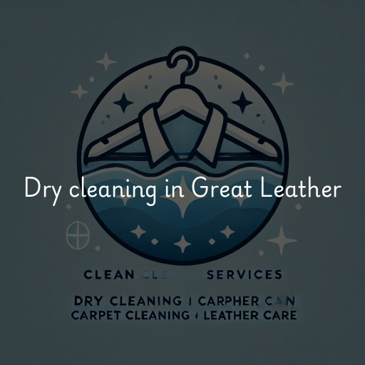 Dry cleaning services Great Leather