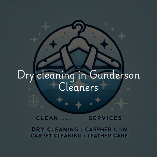 Dry cleaning services Gunderson Cleaners