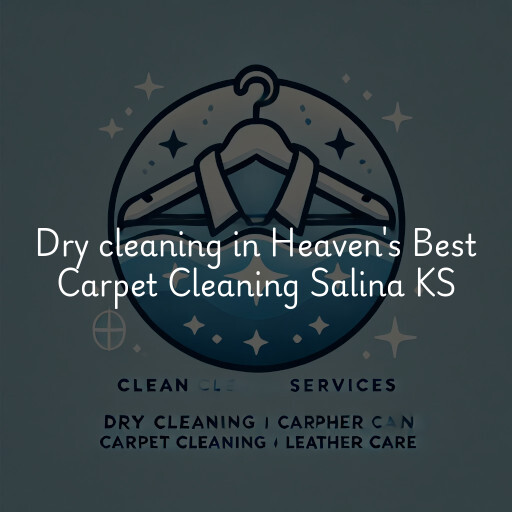 Dry cleaning services Heaven's Best Carpet Cleaning Salina KS