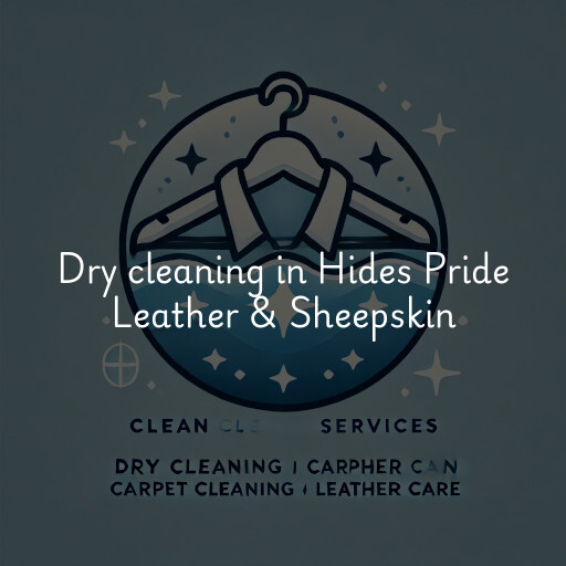 Dry cleaning services Hides Pride Leather & Sheepskin