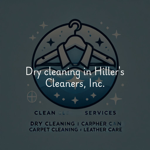 Dry cleaning services Hiller's Cleaners, Inc.